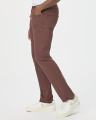 PAIGE MENS DENIM BOTTOMS Federal Deep Aubergine Twill Brand New w/ Tag